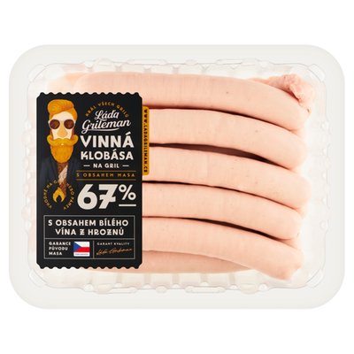 Obrázek Vinná klobása na gril 500g