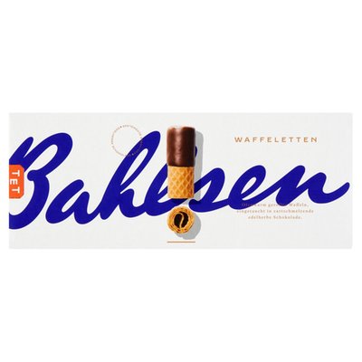 Obrázek Bahlsen Oplatkové trubičky polomáčené v hořké čokoládě 100g