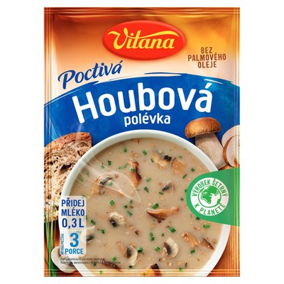 Obrázek Vitana Poctivá houbová polévka 58g
