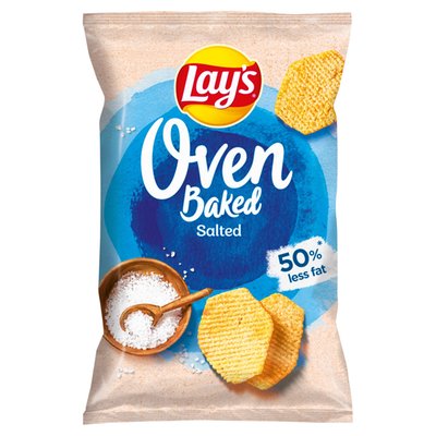 Obrázek Lay's Oven Baked Pečené bramborové lupínky tvarované solené 110g