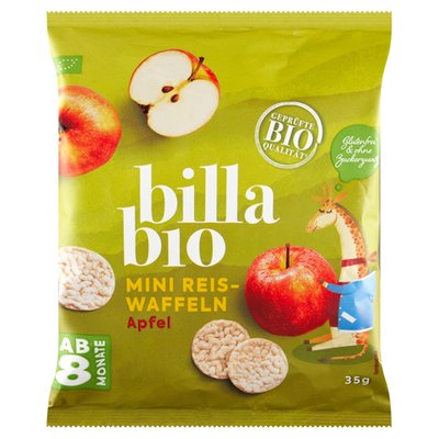 Obrázek BILLA BIO Rýžové oplatky jablko 35g