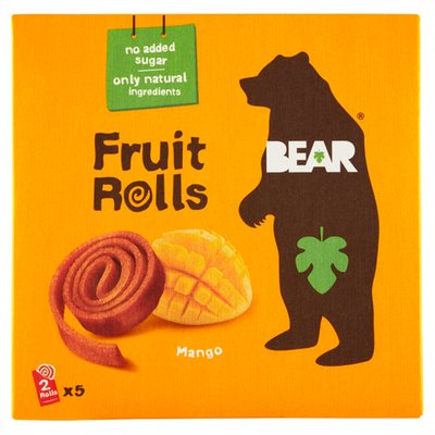 Obrázek Bear Fruit Rolls jemně sušené ovocné rolované plátky mango 5 х 20g
