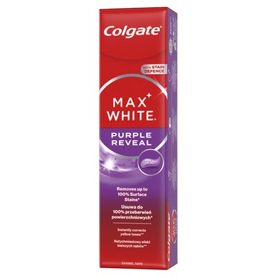 Obrázek Colgate Max White Purple Reveal bělicí zubní pasta 75ml