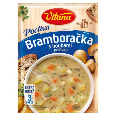 Obrázek Vitana Poctivá polévka bramboračka s houbami 96g