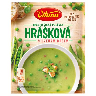 Obrázek Vitana Naše Byšická polévka Hrášková s uzeným masem 61g
