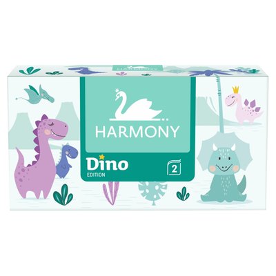 Obrázek Harmony Dino kosmetické utěrky 2 vrstvy 150 ks