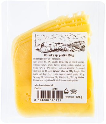 Obrázek Horácký sýr plátky 100g