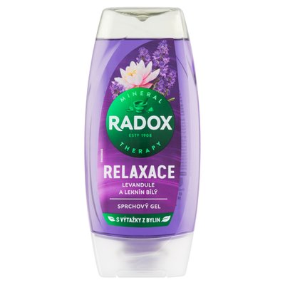 Obrázek Radox Relaxace sprchový gel levandule a leknín bílý 225ml