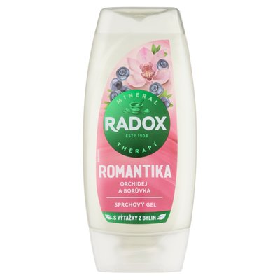 Obrázek Radox Romantika orchidej a borůvka sprchový gel 225ml