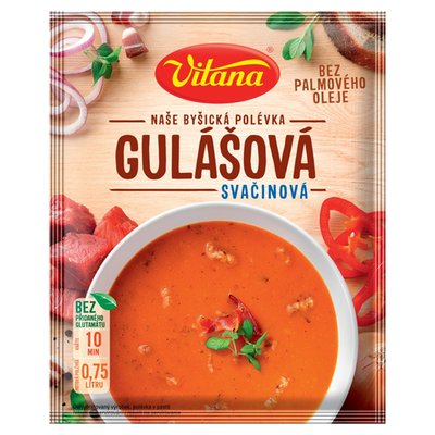 Obrázek Vitana Naše Byšická polévka Gulášová svačinová 95g