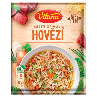 Obrázek Vitana Naše Byšická polévka Hovězí 58g