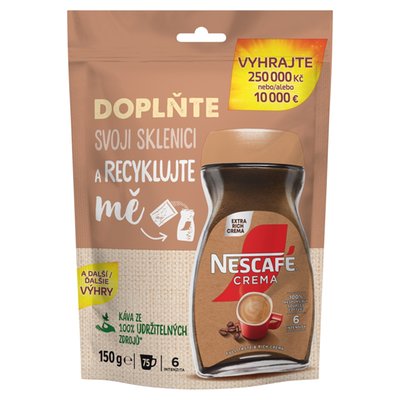 Obrázek NESCAFÉ CREMA Extra bohatá pěna, instantní káva, 150g