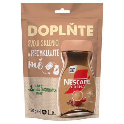 Obrázek NESCAFÉ CREMA Extra bohatá pěna, instantní káva, 150g