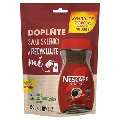Obrázek NESCAFÉ CLASSIC, instantní káva, 150g