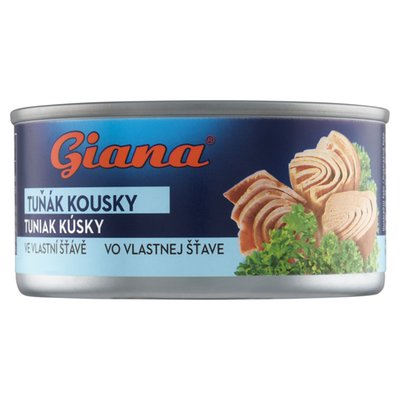 Obrázek Giana Tuňák kousky ve vlastní šťávě 170g