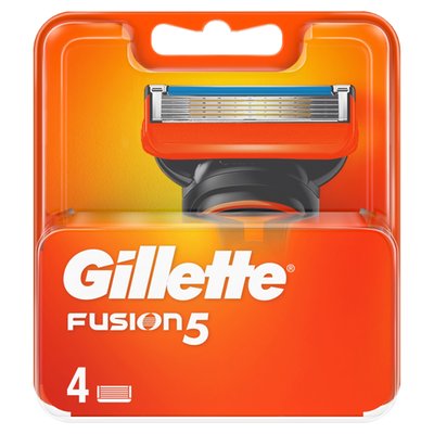 Obrázek Gillette Fusion5 Pánská Náhradní Holicí Hlavice, 4 ks