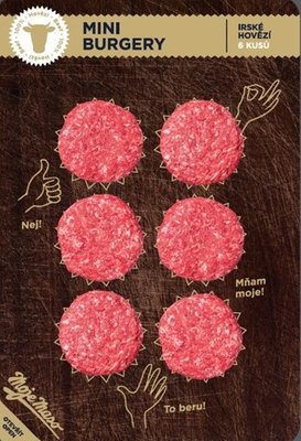 Obrázek Irský hovězí Mini burger 6x50g