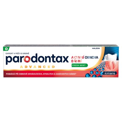 Obrázek Parodontax Aktivní obnova dásní Fresh Mint zubní pasta s fluoridem 75ml