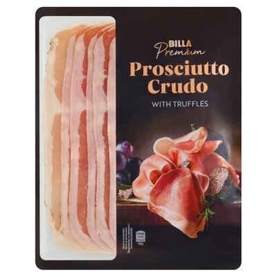 Obrázek BILLA Premium Masný výrobek trvanlivý fermentovaný s příchutí lanýže krájený 90g