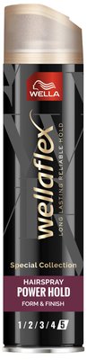 Obrázek Wellaflex lak na vlasy  Form & Finish pro pevný tvar účesu až na 48 hodin 250 ml