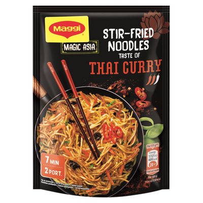 Obrázek MAGGI Magic Asia Pikantní smažené nudle s chutí Thai Curry 128g