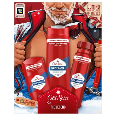 Obrázek Old Spice Whitewater Alpinist Sada S Deodorantem Ve Spreji, Tuhým Deodorantem A Sprchovým Gelem