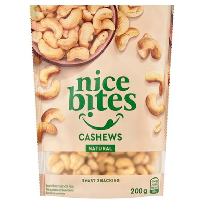 Obrázek Nice Bites Kešu ořechy jádra nepražená 200g