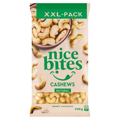 Obrázek Nice Bites Kešu ořechy jádra nepražená 500g