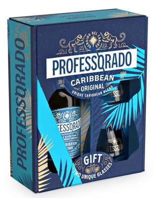 Obrázek Professorado original 0,5l + 2 skleničky dárková kazeta