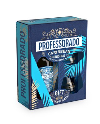 Obrázek Professorado original 0,5l + 2 skleničky dárková kazeta