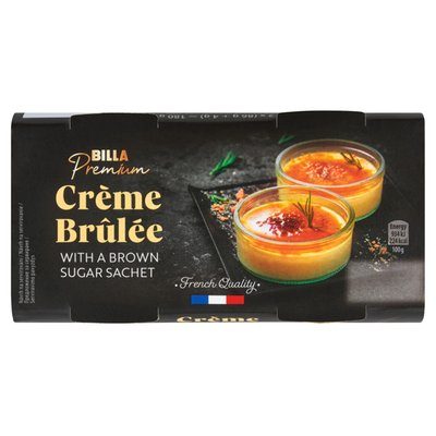 Obrázek BILLA Premium Smetanový dezert crème brûlée 180g