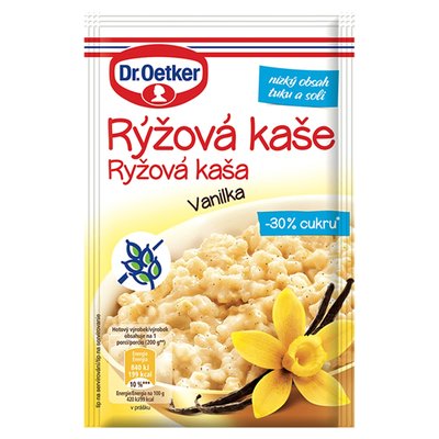 Obrázek Dr. Oetker Rýžová kaše vanilka 52g