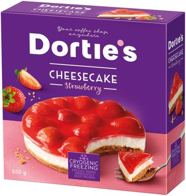 Obrázek Dortie's Cheesecake Strawberry 550g