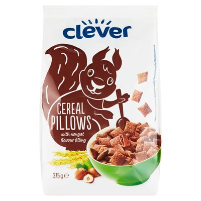 Obrázek clever Obilné polštářky s lískooříškovou náplní 375g