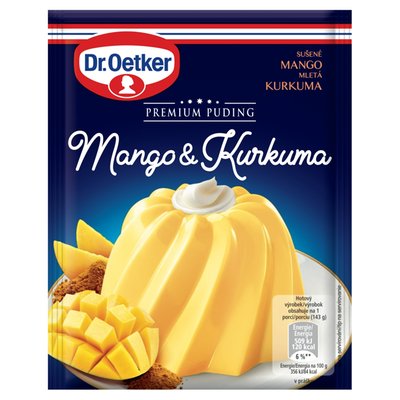 Obrázek Dr. Oetker Premium Puding Mango & kurkuma 40g