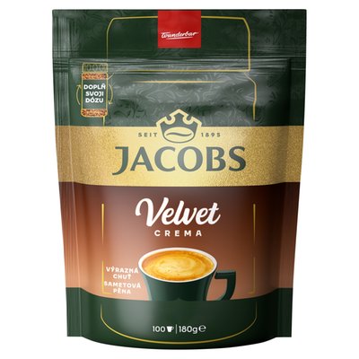 Obrázek Jacobs Velvet Crema rozpustná káva 180g