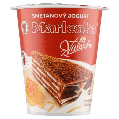Obrázek Marlenka Smetanový jogurt med, kakao, vlašské ořechy 150g