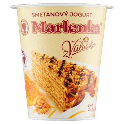 Obrázek Marlenka Smetanový jogurt med, vlašské ořechy 150g