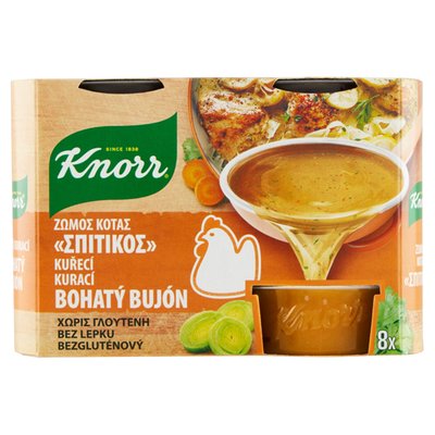 Obrázek Knorr Bohatý Bujón Kuřecí 8 x 28g