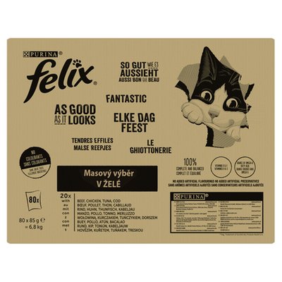 Obrázek Felix Fantastic mixovaný výběr 80 x 85g