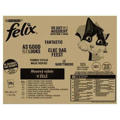 Obrázek FELIX Fantastic lahodný výběr v želé 120 x 85g
