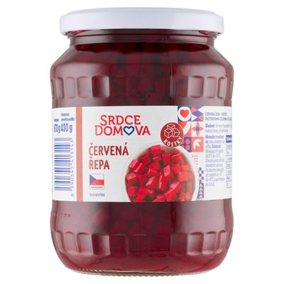 Obrázek Srdce domova Červená řepa kostky 670g
