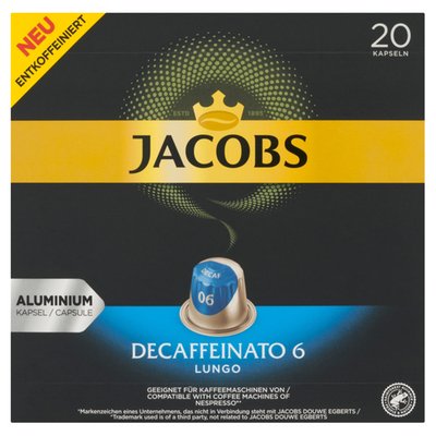 Obrázek Jacobs Decaffeinato 6 Lungo 20 ks 104g