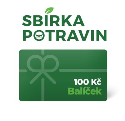 Obrázek Sbírka potravin balíček 100Kč