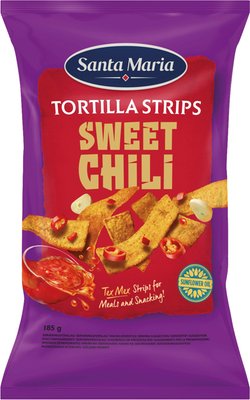 Obrázek Santa Maria Tortilla Strips SweetChili 185g