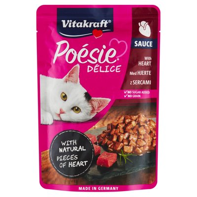 Obrázek Vitakraft Poésie Délice kapsička pro kočky hovězí srdce 85 g