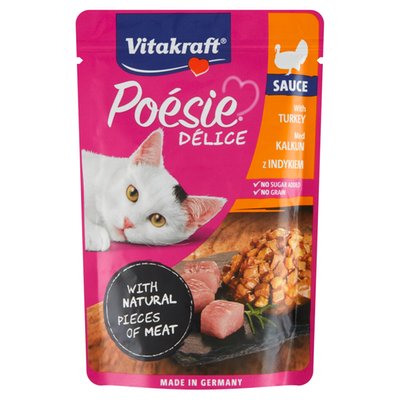 Obrázek Vitakraft Poésie Délice kapsička pro kočky krůtí 85 g