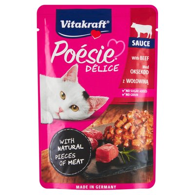 Obrázek Vitakraft Poésie Délice kapsička pro kočky hovězí 85 g