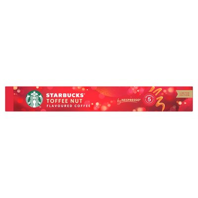 Obrázek STARBUCKS by NESPRESSO Toffee Nut Flavoured Coffee, kávové kapsle - 10 kapslí v balení 51g
