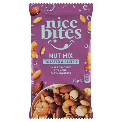 Obrázek Nice Bites Směs pražených arašídů a ořechů solená 150g